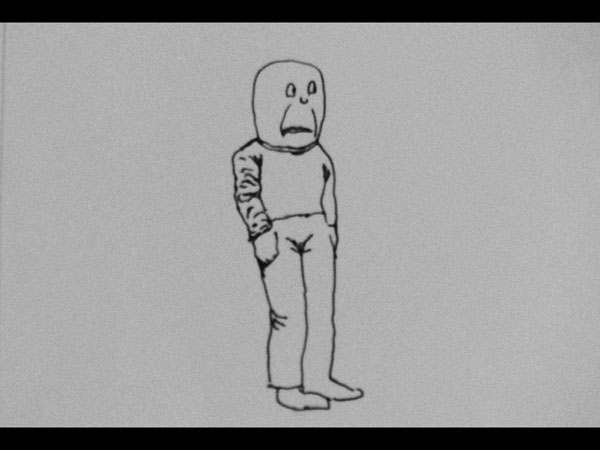 Drawing by Perry Hoberman on video by Tom Leeser